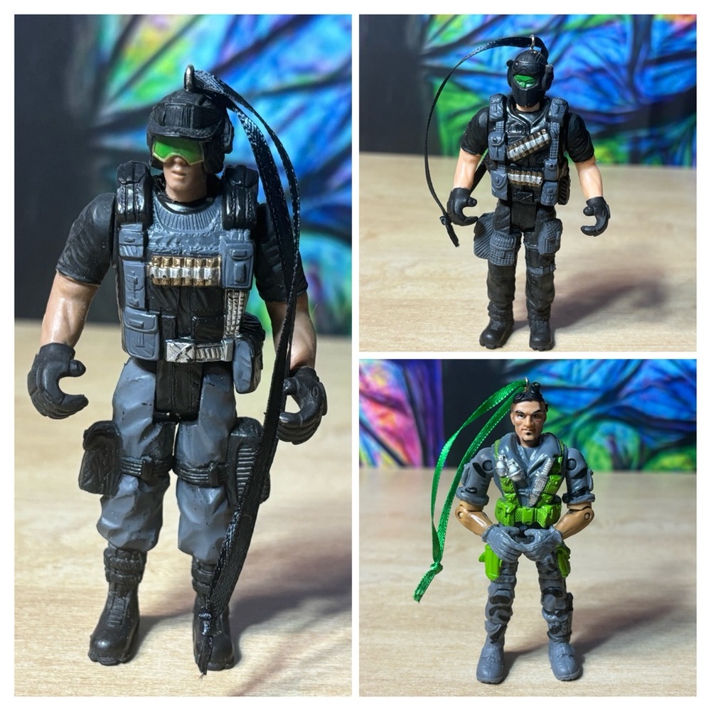 Soldier Christmas Ornament Combat, Tactical